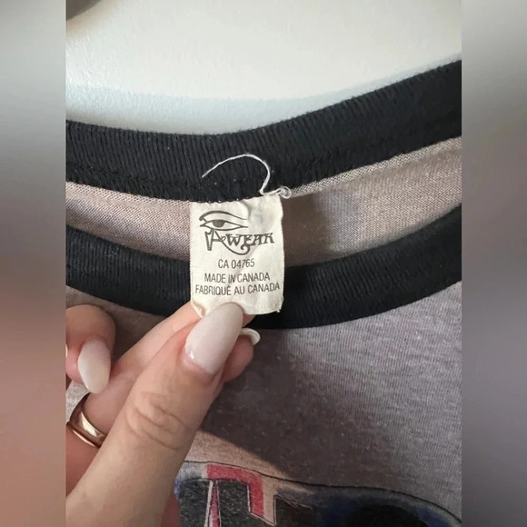 Vintage | Rare The Who "Final Shows" 1982 Tour Baseball Tee | Size S (approx) - Picture 4 of 6